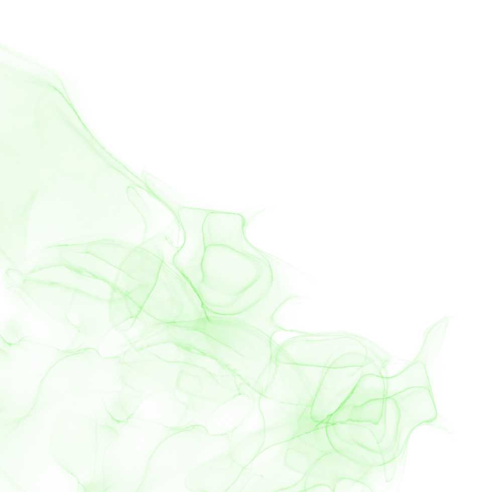 Green Ink Border png