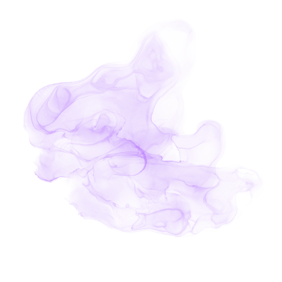 Purple Alcohol Ink Shape png