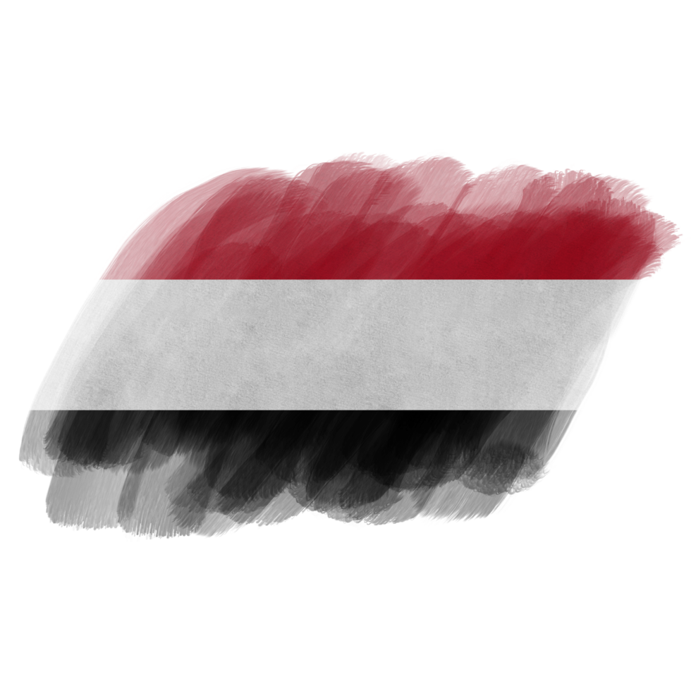 Yemen Brush Flag png