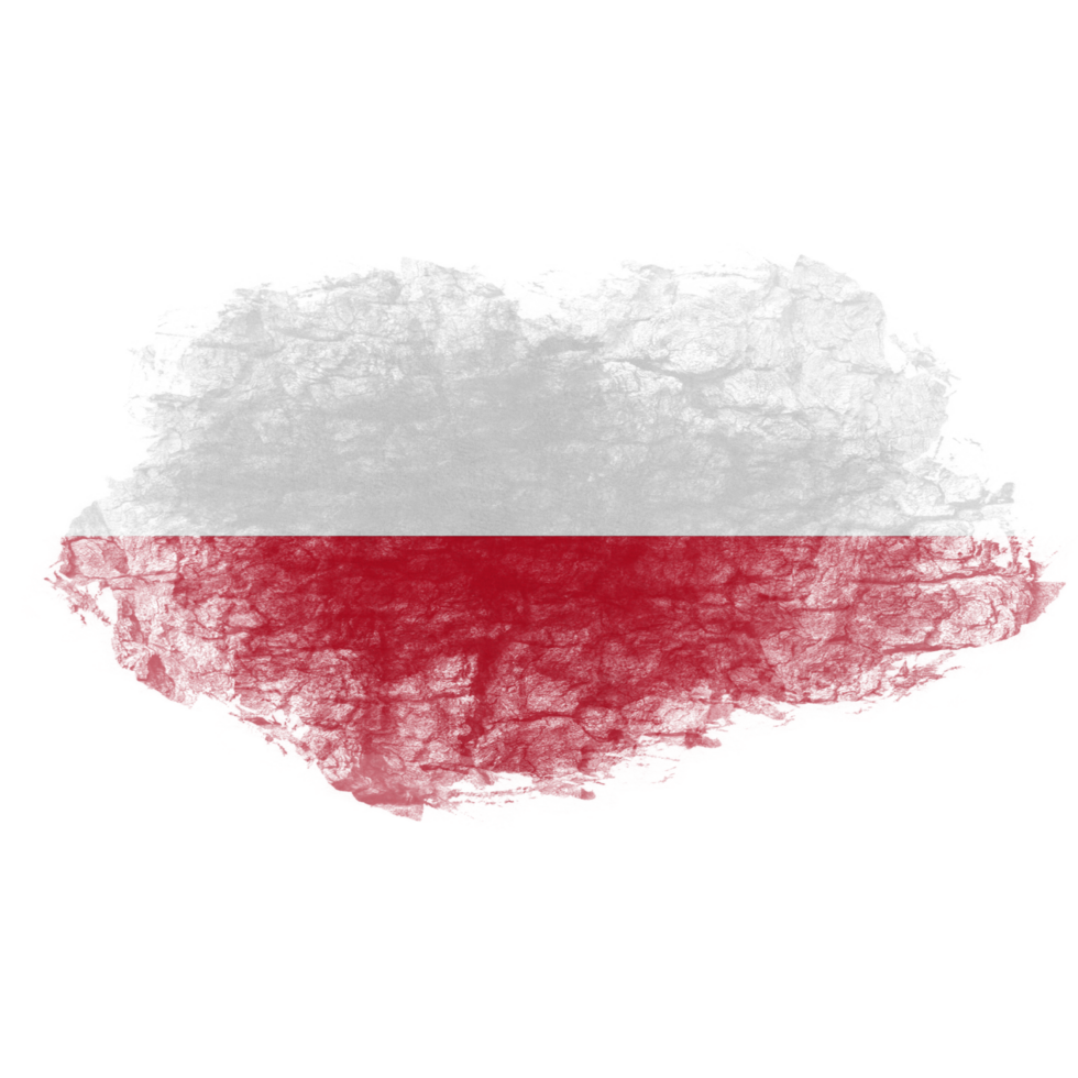 Poland Brush Flag png