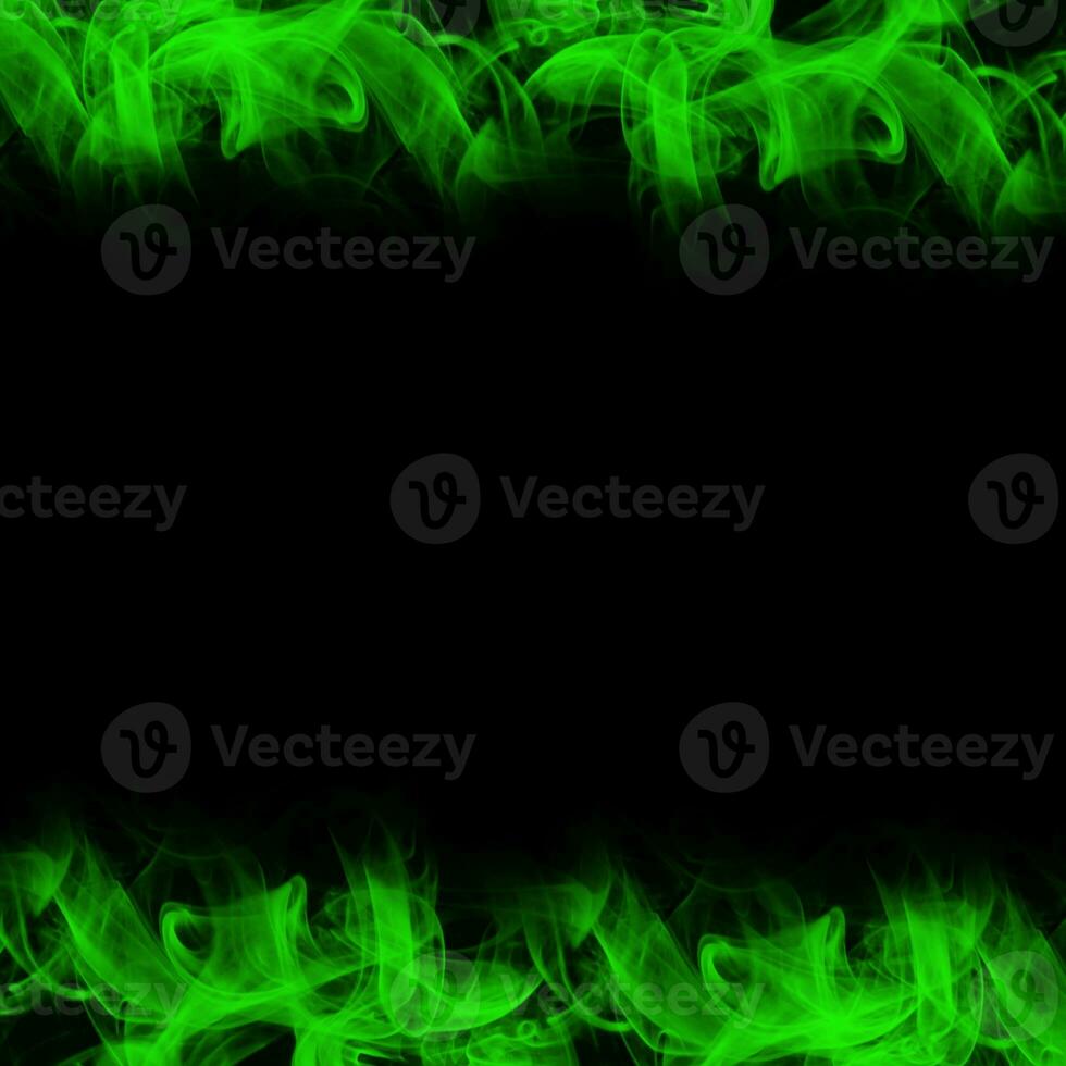 Abstract Smoke Frame On Black Background photo