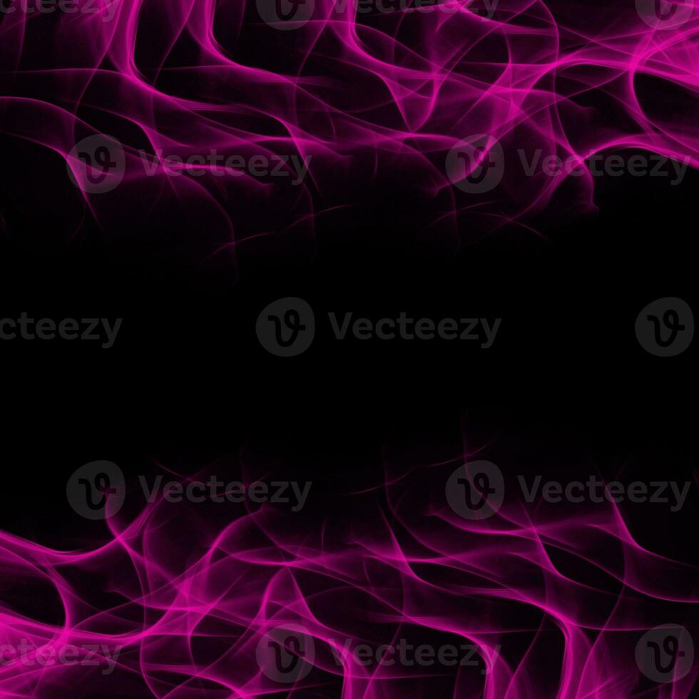 Abstract Smoke Frame On Black Background photo