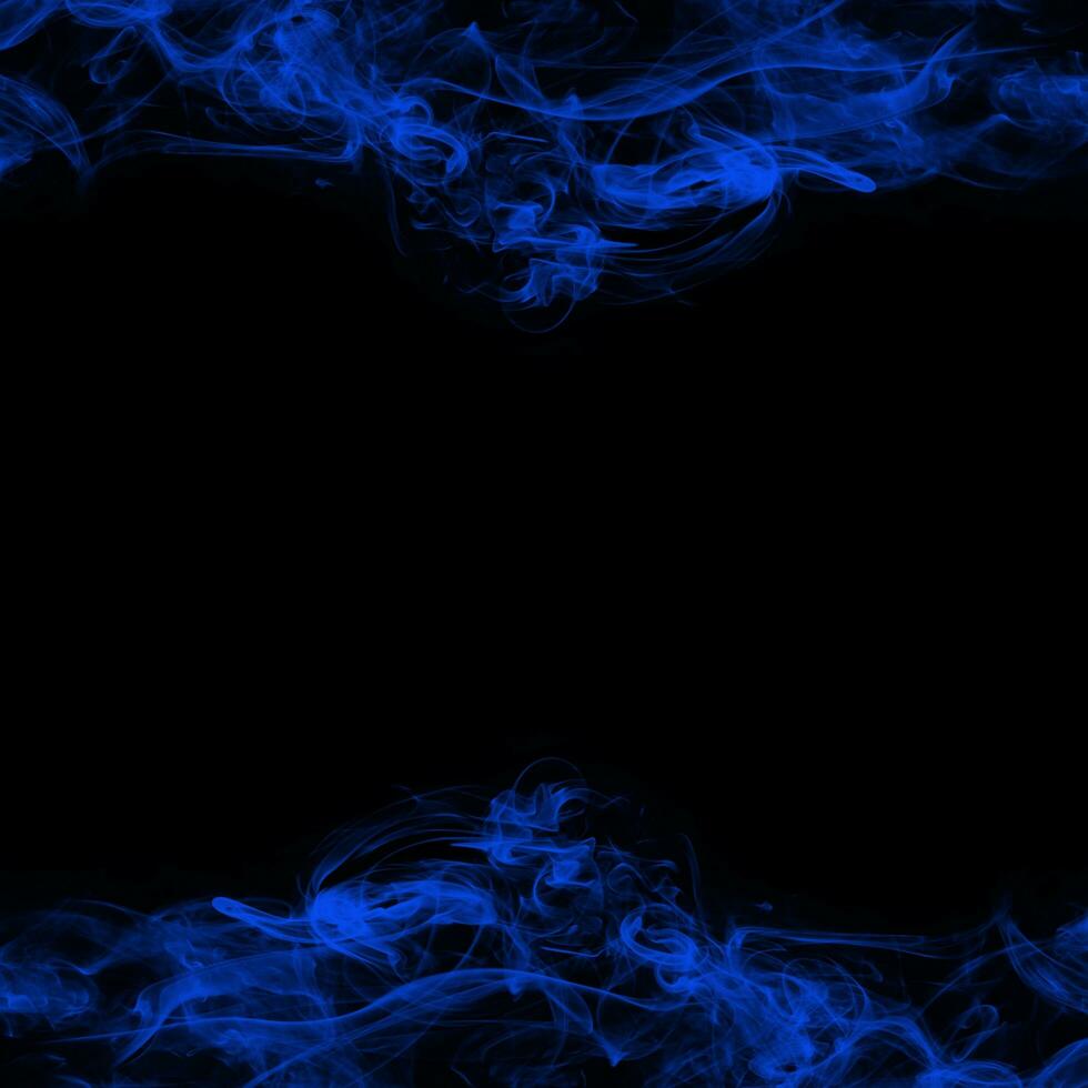 Abstract Smoke Frame On Black Background photo