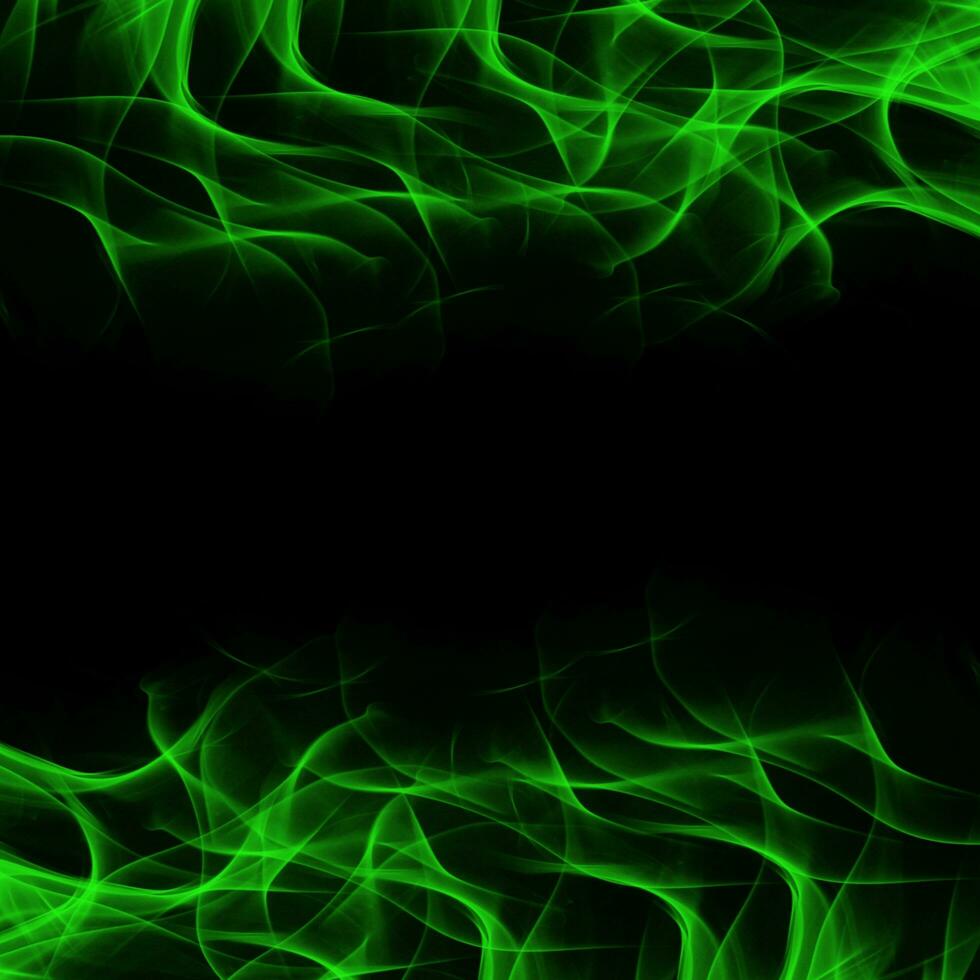 Abstract Smoke Frame On Black Background photo