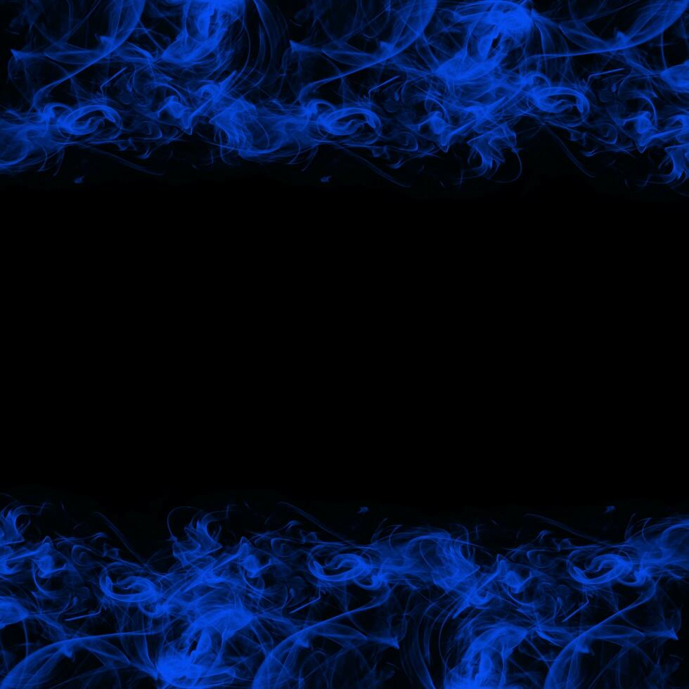 Abstract Smoke Frame On Black Background photo