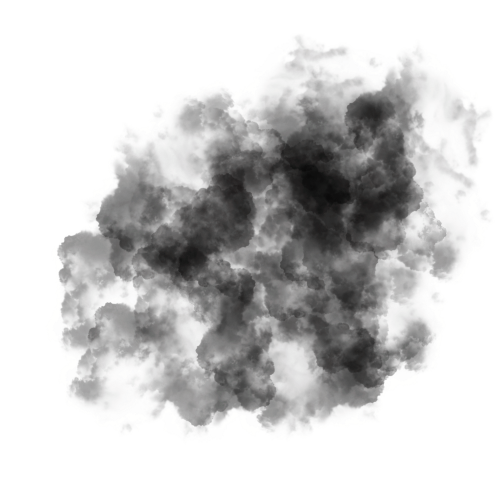 Abstract Black Cloud Sky png