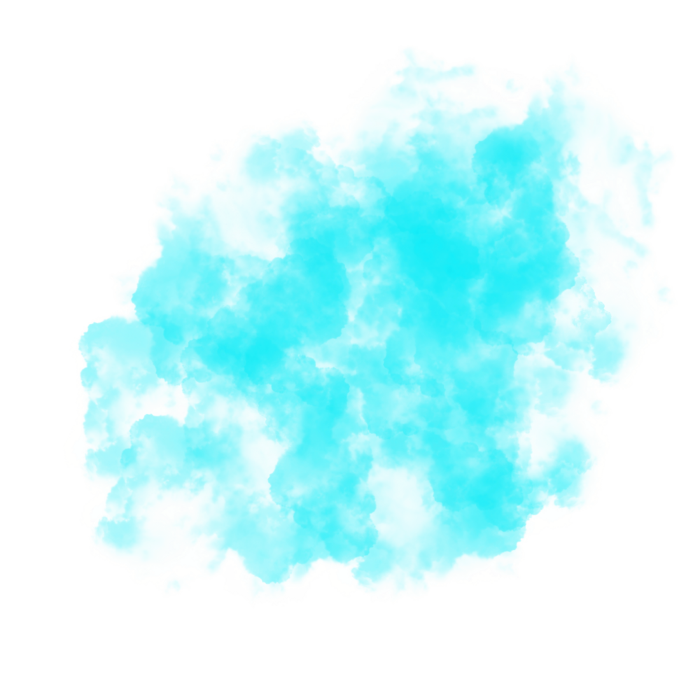 Abstract Cyan Cloud Sky png