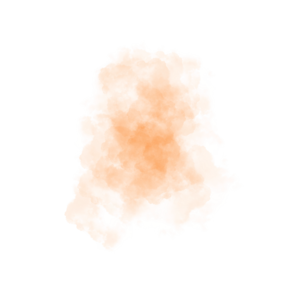 Abstract Orange Cloud Sky png