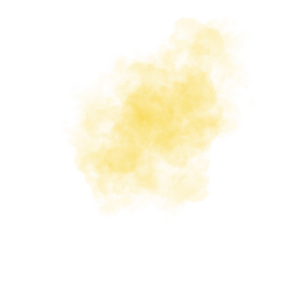 Abstract Yellow Cloud Sky png