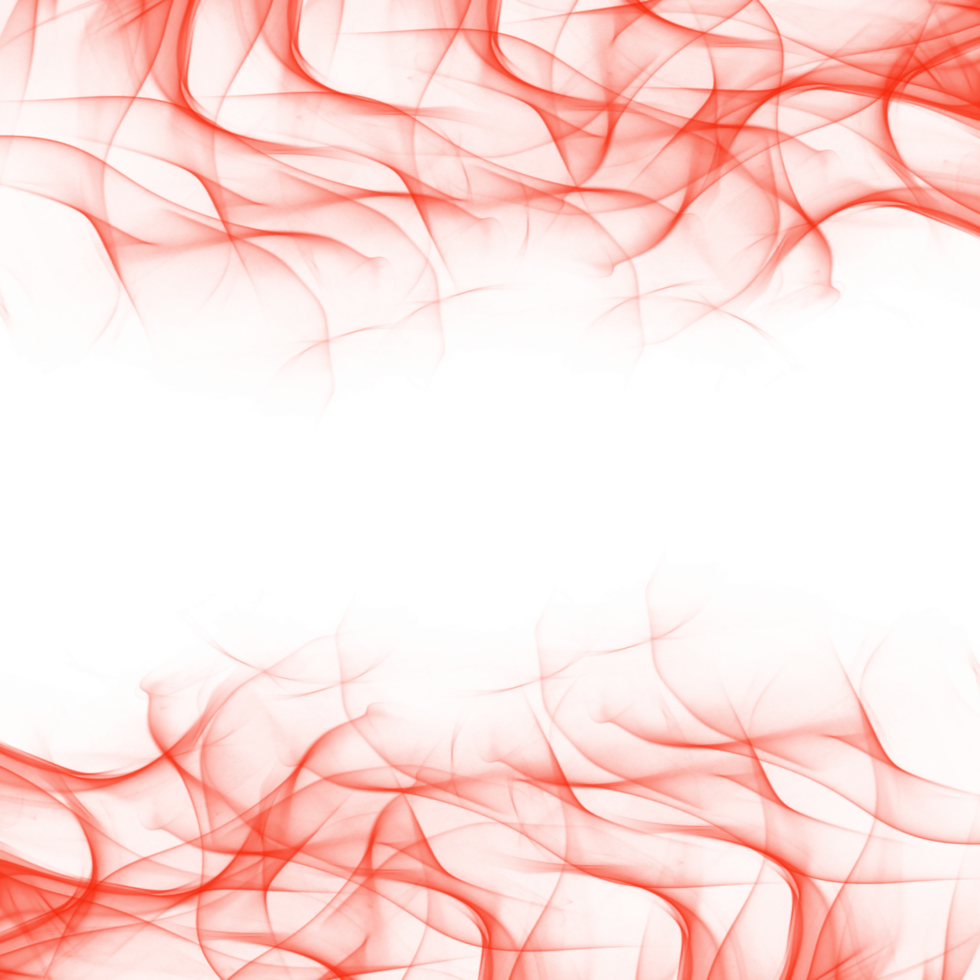 Abstract Red Smoke Frame png