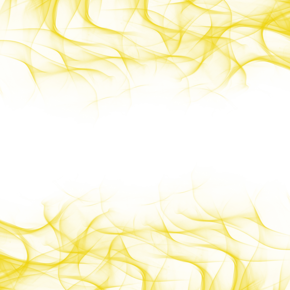 Abstract Yellow Smoke Frame png