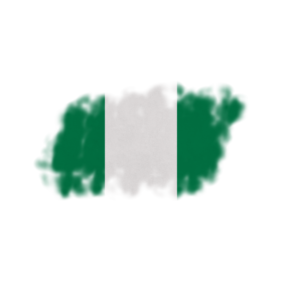 Nigeria Brush Flag png