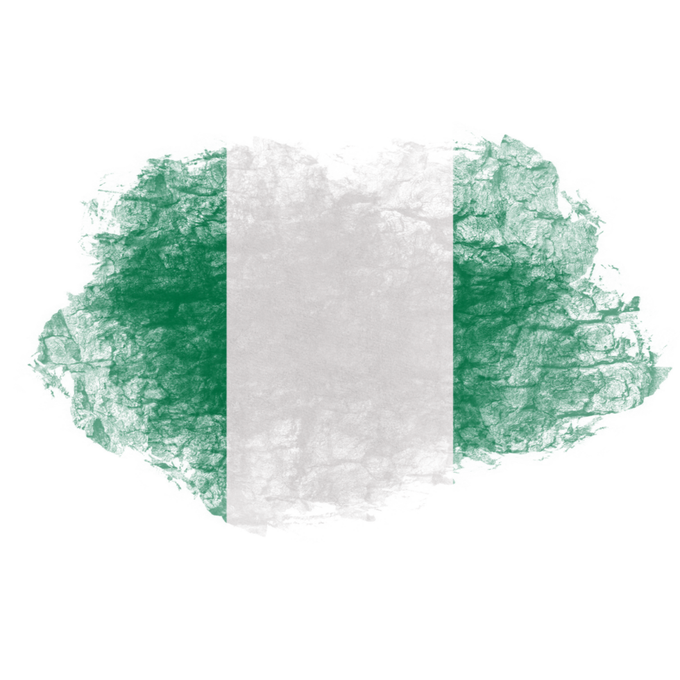 Nigeria Brush Flag png