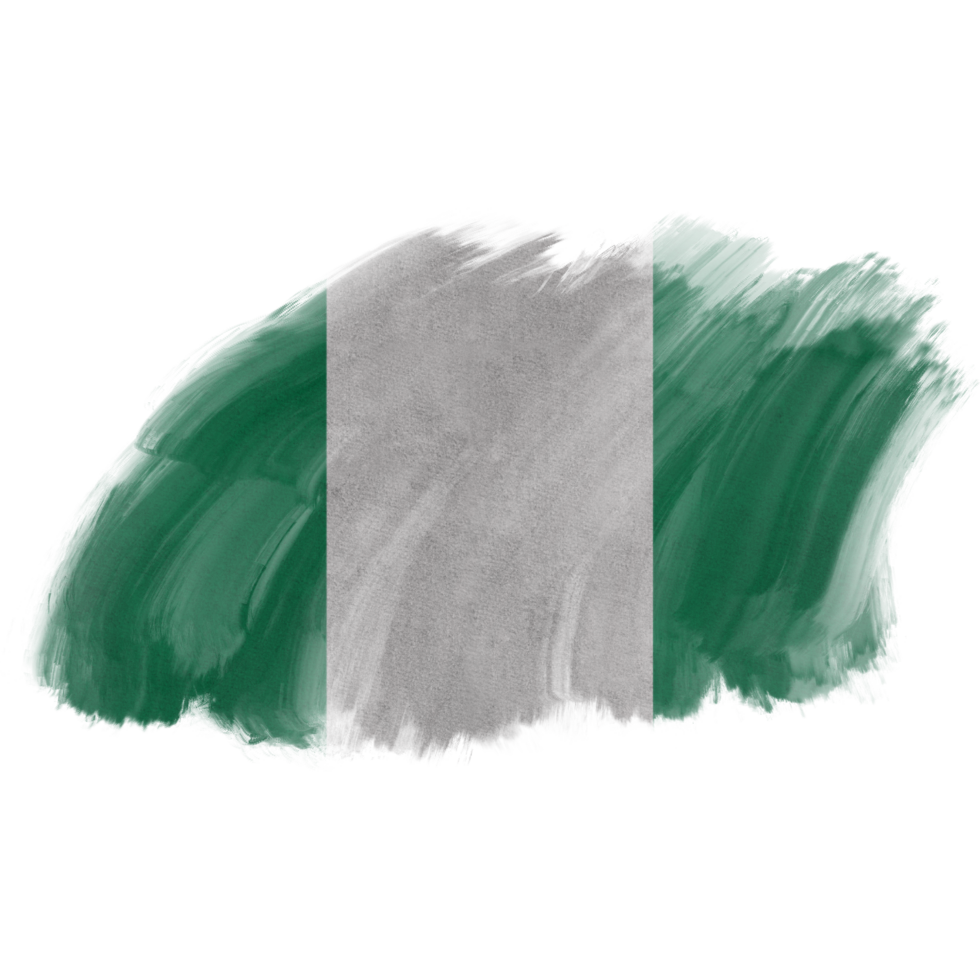 Nigeria Brush Flag png