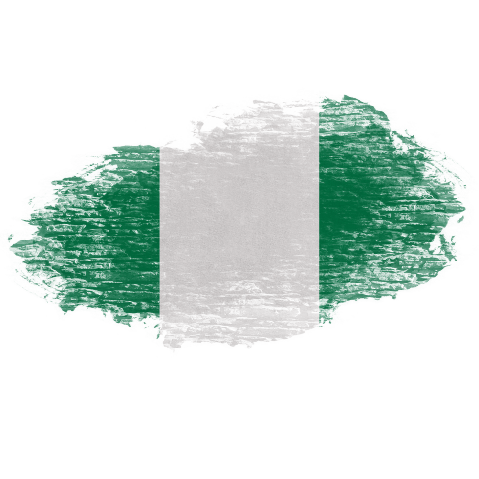 Nigeria Brush Flag png