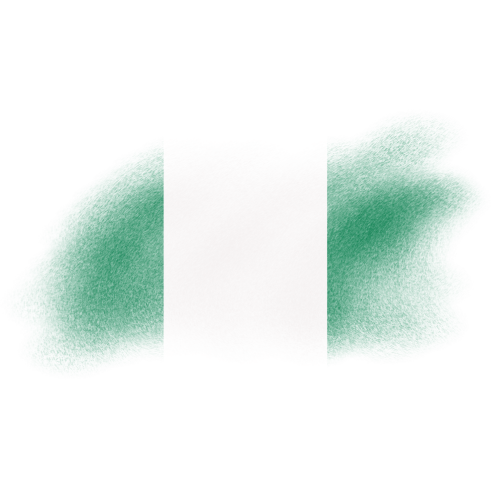Nigeria Brush Flag png