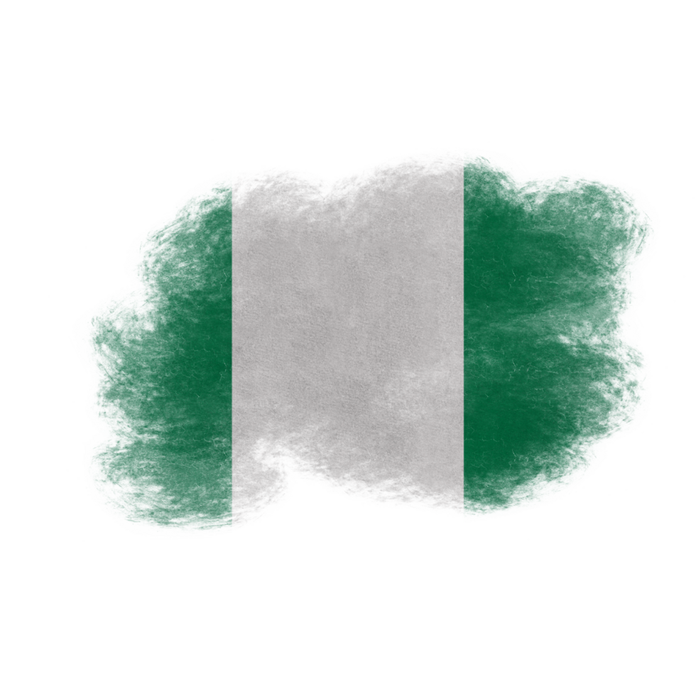 Nigeria Brush Flag png