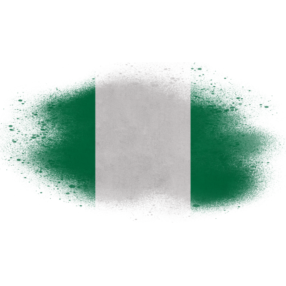 Nigeria brosse drapeau png