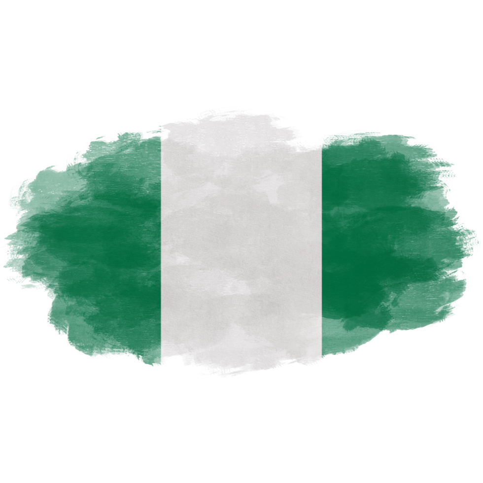 Nigeria Brush Flag png