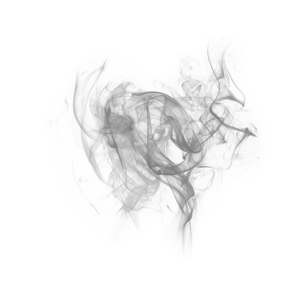 Abstract Brush Black Smoke png