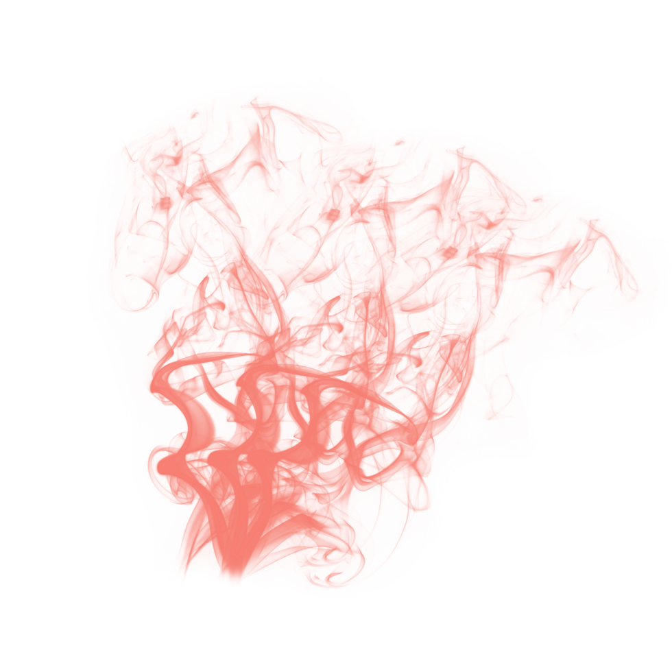 Abstract Brush Red Smoke png