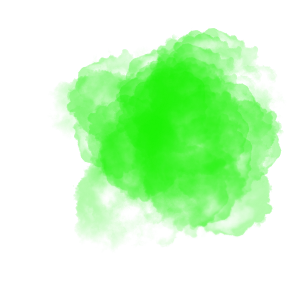 Abstract Green Clouds png
