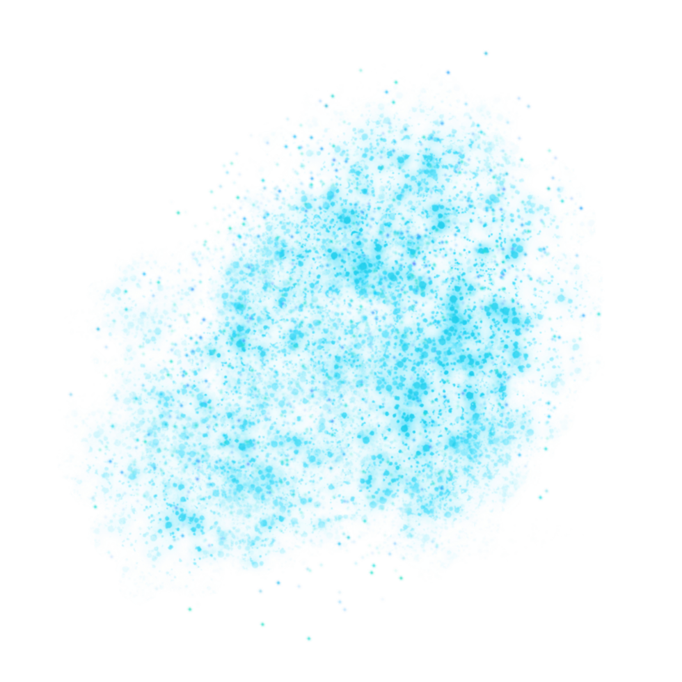 Blue Cyan Sparkles Particles png