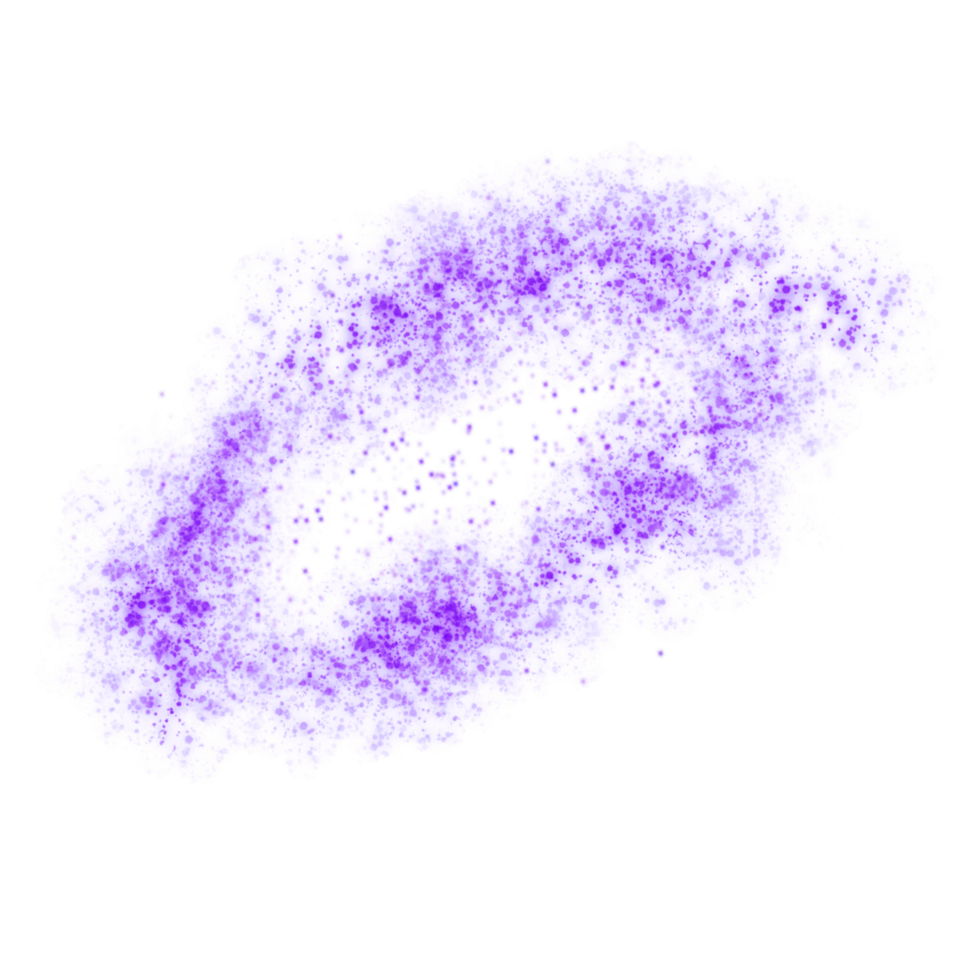 Purple Galaxy Particles png