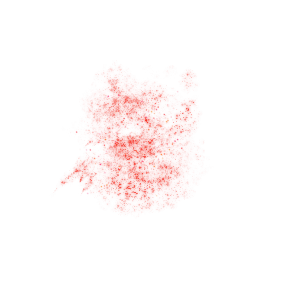 Red Sparkles Particles png