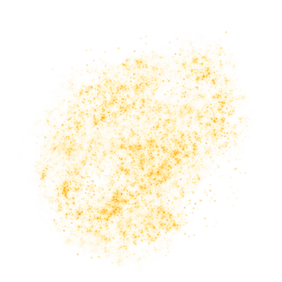 Yellow Sparkles Galaxy png