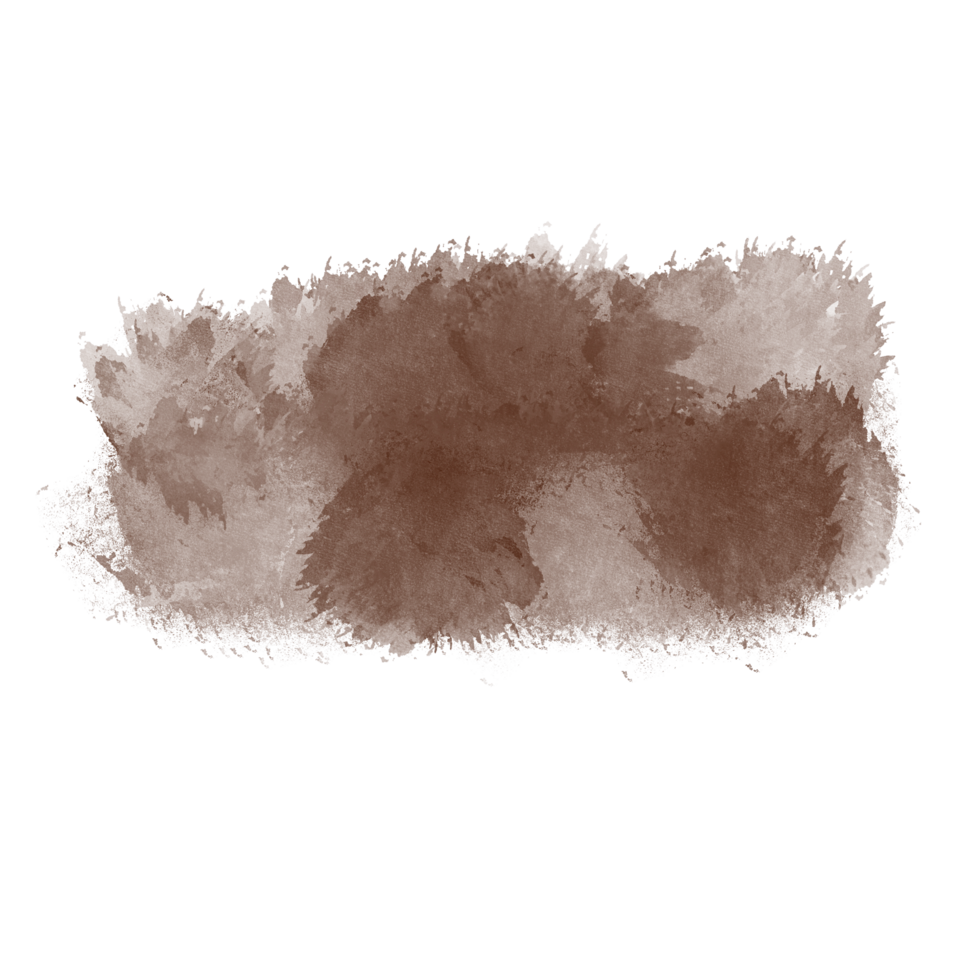 Brown Watercolor Brush Stroke png