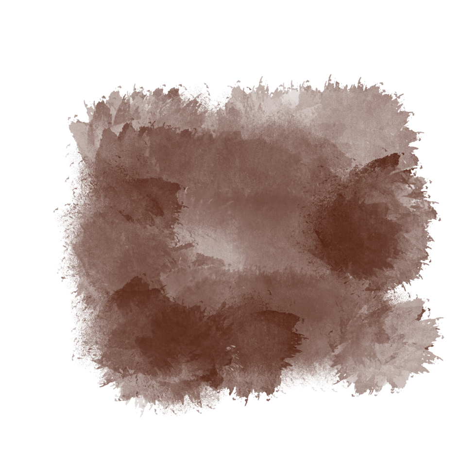 Brown Watercolor Brush Stroke png