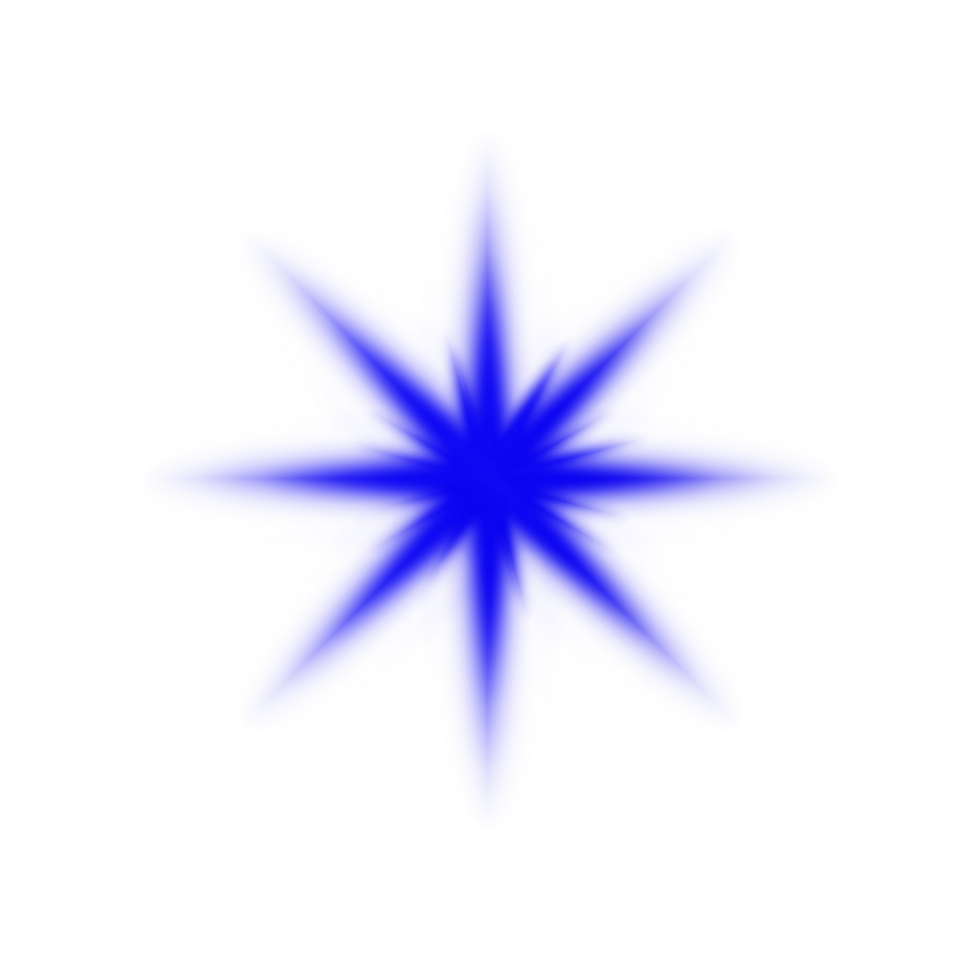 Glowing Light Star png