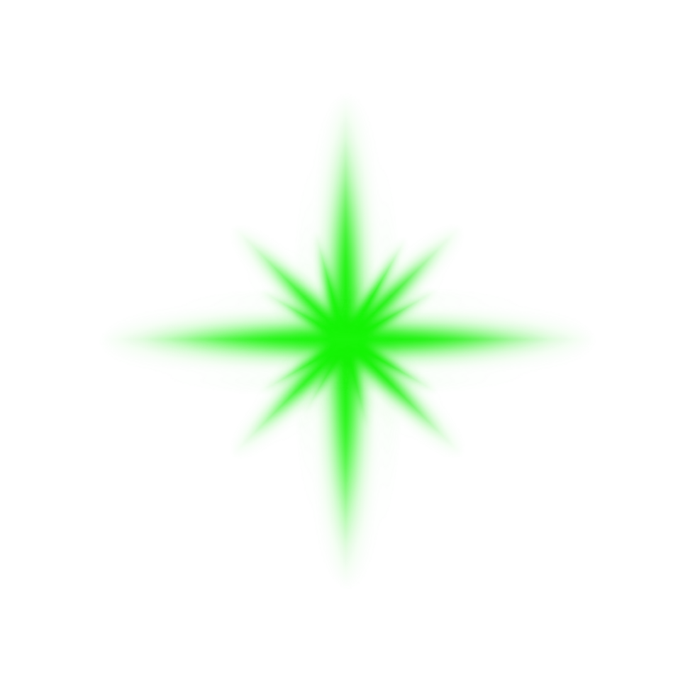 Glowing Light Star png