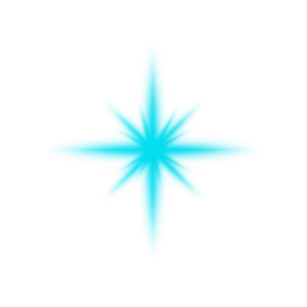 Glowing Light Star png