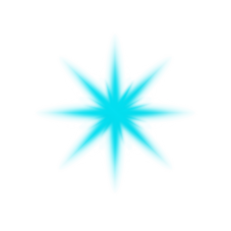 Glowing Light Star png