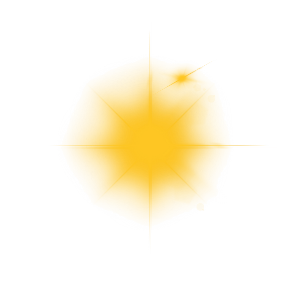 Glowing Light Star png