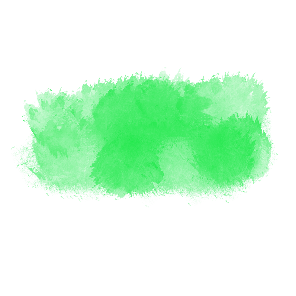 Green Watercolor Brush Stroke png