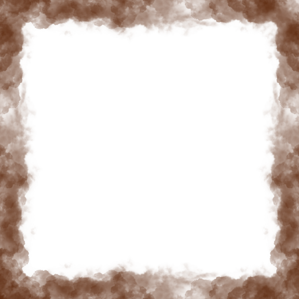 Abstract Brown Fog Frame png