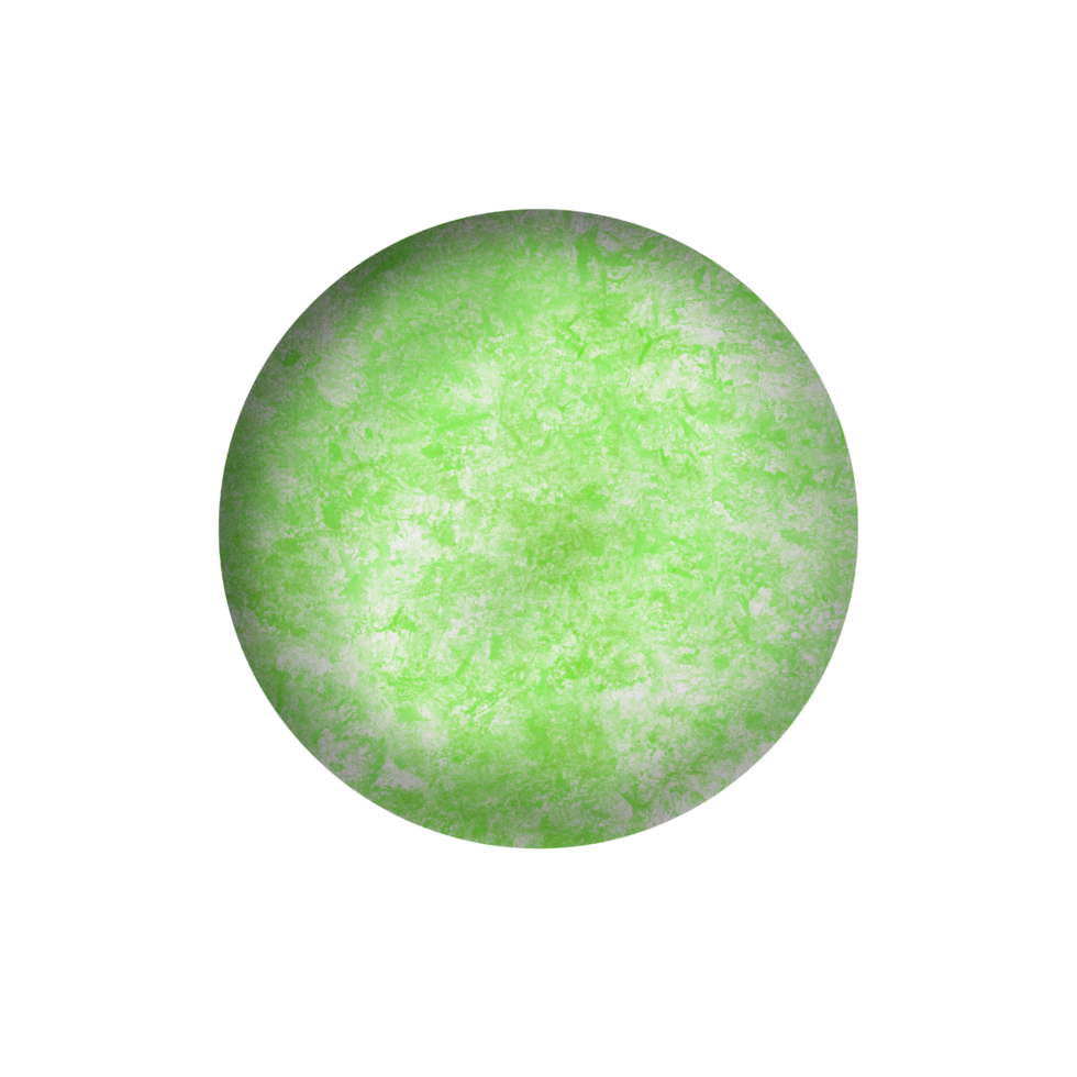 3D Sphere With Crinkle Grunge Texture png