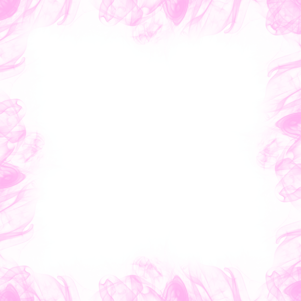 Abstract Pink Smoke Frame png