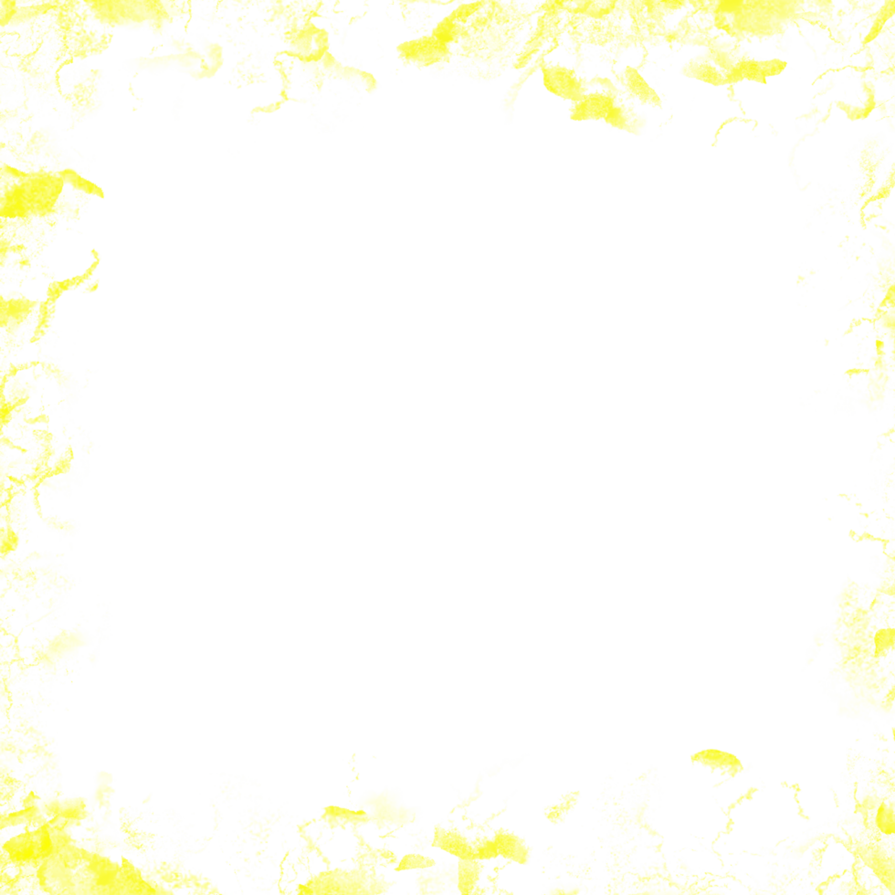 Yellow Frost Blotch Border Frame png