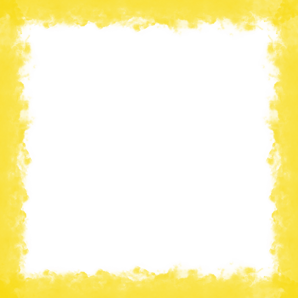 Abstract Yellow Fog Frame png