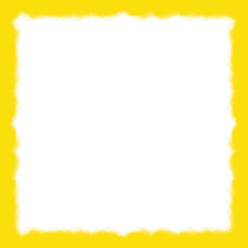 Abstract Yellow Fog Frame png