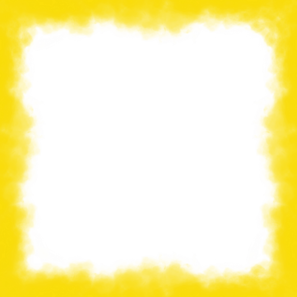 Abstract Yellow Fog Frame png