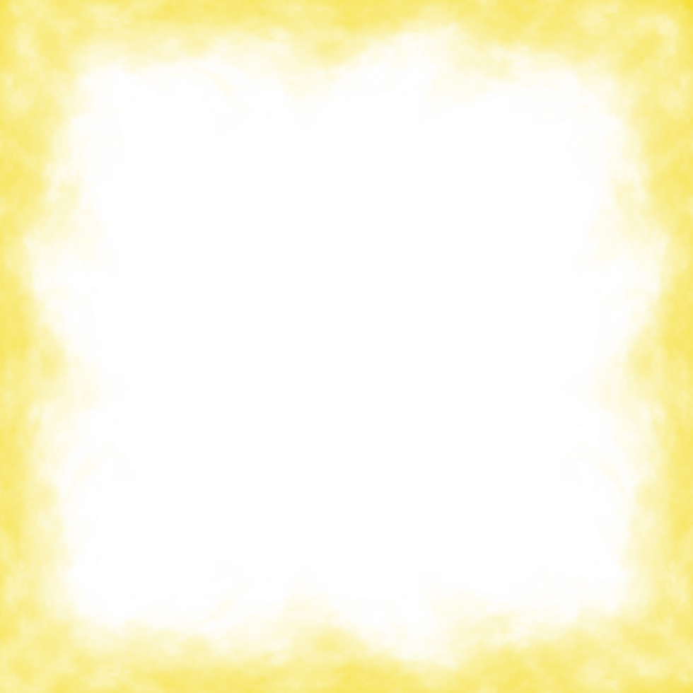 Abstract Yellow Fog Frame png