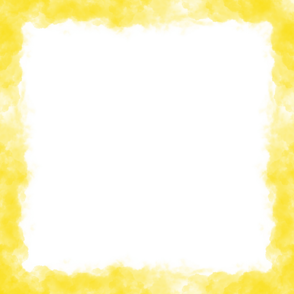 Abstract Yellow Fog Frame png