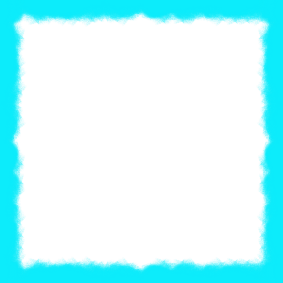 Abstract Cyan Fog Frame png