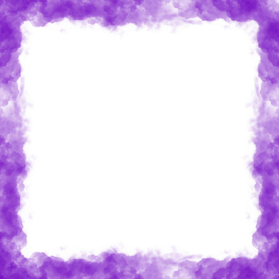 Abstract Purple Fog Frame png