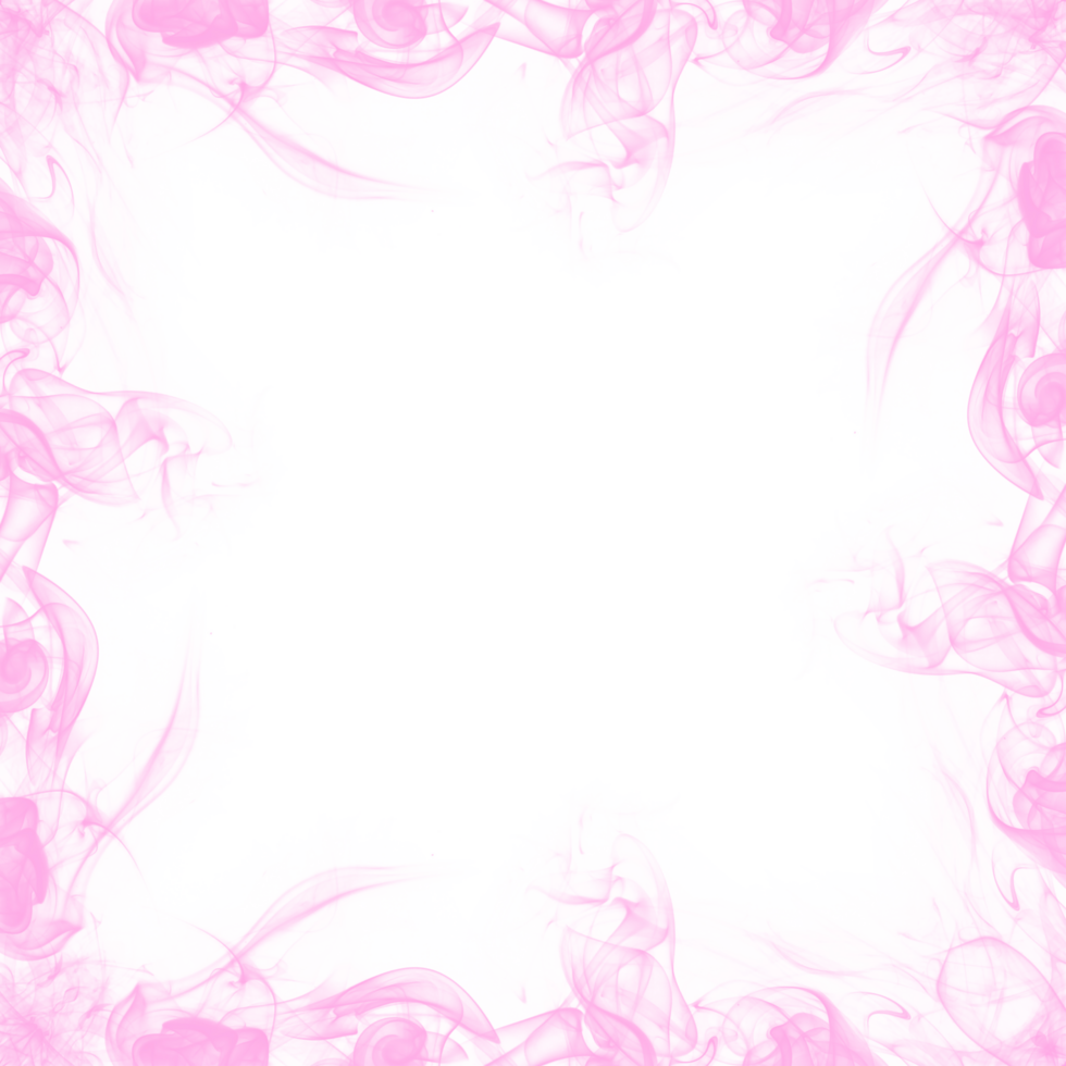 Abstract Pink Smoke Frame png